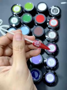 Gel vẽ móng nail trắng đen siêu đặc Rimi chính hãng nail