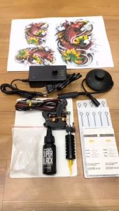 Bộ 1 máy xăm trung cấp pin 10 vòng chất lượng ổn định