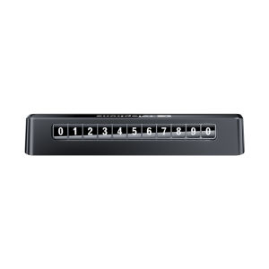 HELLOLEIBOO | Temporary Parking Number Car Phone Sign with Concealable Dual Numbers