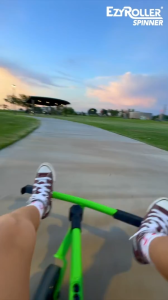 EzyRoller Spinner Ride-on machine