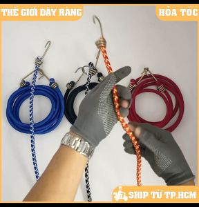 Dây thun ràng tròn 10mm chằng hàng/cột đồ xe máy dẻo đàn hồi tốt dài từ 1.6M->5M