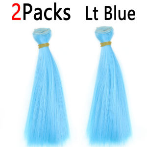 2/6packs 5.91inch Long Synthetic Fiber Fly Tying Material Baitfish Streamer Pike Sea Fishing Bait Sabiki Rigs Bucktail Jig Lures