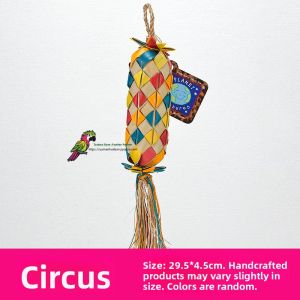 Plani Palm Leaf Parrot Toy Mini Series Foot Grabbing Foraging Toy Budgerigar Tulip Tiger Skin Biting Pet Bird Feeding Toys