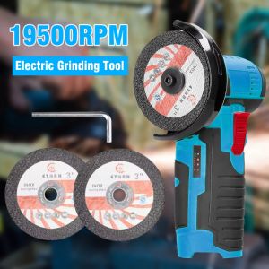 12V 19500RPM Cordless Angle Grinder Mini Rechargeable Multi-Function Tool for Diamond Cutting Polishing Grinding 2026 New