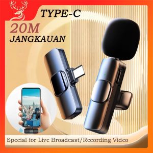 Mic Clip On K8 WIRELESS TYPE C Wireless Mikrofon Dengan Clip On Wireless Usb/Mic Bluetooth