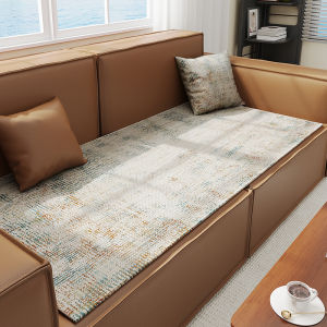 High-End Sofa Cushion All-Season Non-Slip Leather Sofa Seat Pad 2025 New Cover Cloth Towel Modern Simple Style Home Fabric