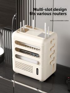 AMU·PIGGY | Storage Organizer Shelf for Router Set Top Box Conceal Wires