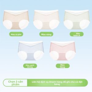 JIAZINI | Quần lót cotton kháng khuẩn Ice Silk cạp thấp cho phụ nữ mang thai mùa hè mỏng không đường may thoải mái thoáng khí