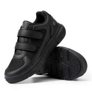 FitVille MenS Diabetic Shoes Extra Wide Older MenS Diabetic Shoes For Neuropathy Swollen Feet Pain Relief Flat Shoe