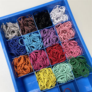 DIY Keychain Accessories 30mm Iron Paint Color round Keychain Activity Circle Circlip Opening Ring Binder Mechanism Metal Split Ring Small Circle Color Ring Buckles Buckle Stationery Book Ring