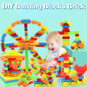DIY Building Blocks Brick Educational Construction Colorful Stacking Toys 100pcs/260pcs/416pcs