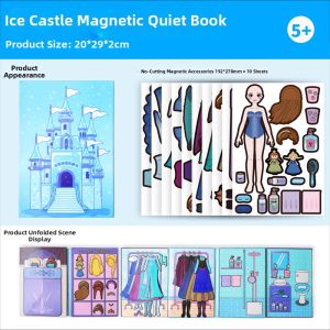 XIONGBUFAN | Magnetic Quiet Book DIY Dress-up Toy