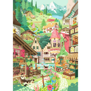 Jigsaw Puzzle for Adults 500/1000/1200/2000PCS Beautiful Landscape Scenery DIY Craft Home Wall Decoration Gift Idea