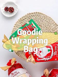 Christmas Gift New Arrivals Factory Laminated Christmas Custom Plastic Gift Bags(10pcs)