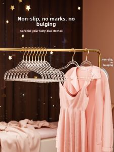 Jeko&Jeko | Shoulder Protection Transparent Acrylic Clothes Hanger