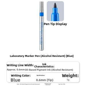 KOKUYO | Water-Resistant Oil-Proof Alcohol-Resistant Fine Tip Marker Pen 0.6mm