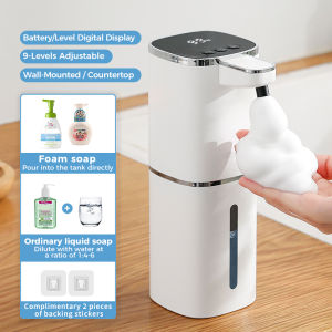 Induction Hand Sanitizer Automatic Soap Liquid Dispenser Foam Hand Washing Machine 400ml Liquid Rechargeable Bathroom Hand Sanitizer