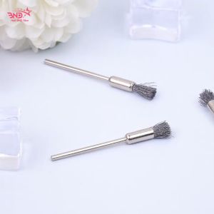 Chổi vệ sinh đầu mài móng bằng kim loại - Dụng cụ làm sạch bụi nails đánh bóng đầu mài Nailbnd