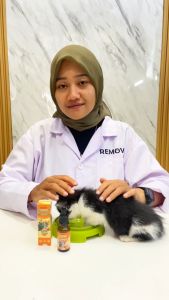 Obat Cacing Kucing & Anjing REMOV Baywom 20ml - 10x Lebih Ampuh Atasi Cacingan Hewan Peliharaan