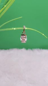 Liontin BY01 Alloy Lapis Mas 18K Permata Zirconia PP001S