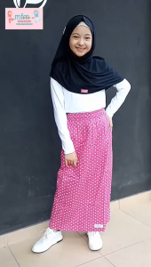 Rok Celana Anak Hijau Tua / Rok Anak / Rok Panjang Anak / Rok Sekolah Hijau / Mfm Collection