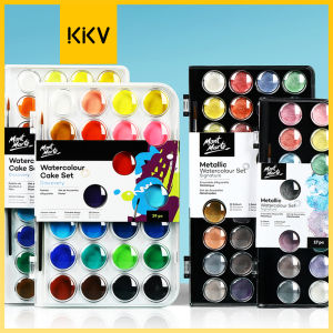 KKV - Montmartre Metal Semi-Dry Watercolor Paint Set PMHS0091 16/36 Colors