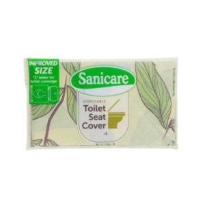 Sanicare Disposable Toilet Seat Cover 5 Sheets