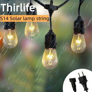Thirlife LED Outdoor String Lights: Heavy-Duty Decorative Patio & Porch Market