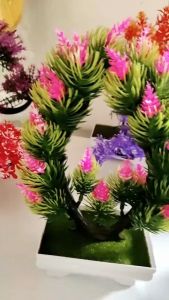 DRPT36 Pot Tanaman Hias Bunga Hias Plastik Ornamen Pot Bonsai Artificial Flower Decoration