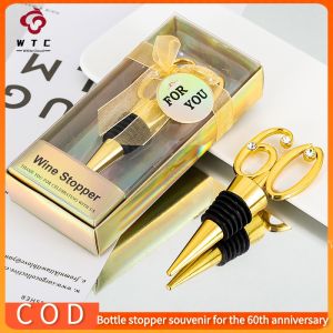 【Fast delivery】 60th birthday gift Party gift Reusable gift Wine bottle stopper Party gift Unique design gift for friends