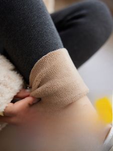 MiiOW | Quần dài nữ mùa thu dày dặn ấm áp cotton quần dài ngoài trời mùa đông quần dài cotton chống lạnh quần lót lông cừu