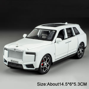 MAKEDA | 1:32 Rolls Royce Phantom Cullinan Diecast Alloy Model Toys Car Doors Opened with Sound Light Pull Back Toy Bookshelf Decorations
