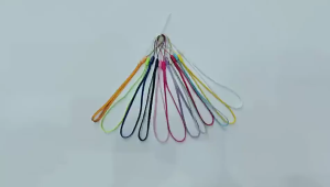 BATHI Lanyard Nylon Gantungan ID Card Tali Id Card Badge ID Hook Plastik 1PC