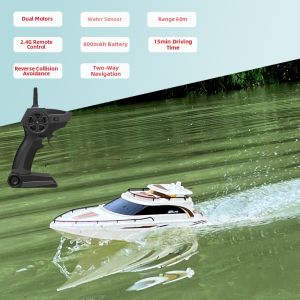High Speed Wireless Charging RC Boat Electric Toy