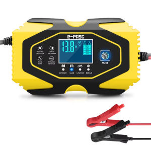 12V 24V Full Automatic Car Battery Charger Power Puls Repair for Gel AGM Lithium LiFePo4 Wet Lead Acid Battery 7 Stage Charging