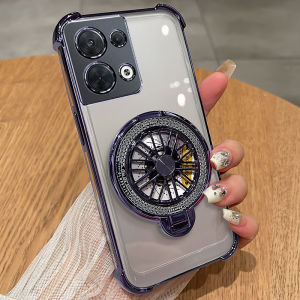 Ultra-Thin Silicone Phone Case for OPPO Reno8 Full Coverage Protective Shell Mens Womens with Stand Anti-Fall Lightweight