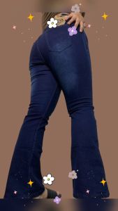 3602- WIDELEG HIGHWAIST AUGUST JEANS