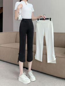 Stylish Versatile Slit Buttons Culotte Pants