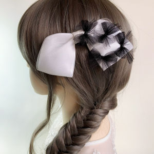 เครื่องประดับผมผีเสื้อสีขาวหรูหรา ทำมือ ดีไซน์ดั้งเดิม คลิปผม คลิปผมบนศีรษะ เครื่องประดับผมผ้าไหม แฟชั่น ฤดูใบไม้ผลิ 2024