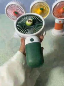 Kipas Angin Mini Portable USB Port Motif Buah - Mini Fan + Stand Holder + USB - ZVS