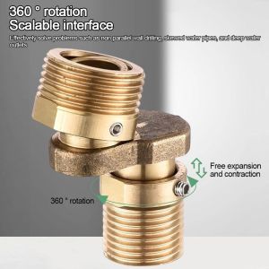 Wall Mounted Adjustment Shower Faucet Adapter 360° Rotatable Angled Curved Foot   Eccentric Screw Corner Replacement Parts
