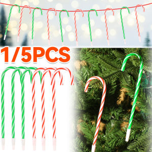 【88HomeStore】1/5Pcs Christmas Cane Pen Novelty Candy Pencil Christmas New Year Party Kids Gifts School Supplies