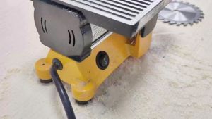 Multifunction Mini Bench Saw 4" Mini Table Saw For Cutting Glass Stone Wood Copper Aluminium