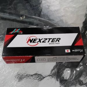 NEXZTER ผ้าเบรคหน้า - 2PACK สำหรับ KAWASAKI ER650/NINJA 650/VERSYS650/W800/VOLCAN / SUZUKI GLADIUS 2006-2016 / V-STROM XT 2004-2016 ซึ่งเป็นเบรค ผ้าเบรค ผ้าเบรคมอเตอร์ไซค์ NX0028 ที่พัฒนาด้วยแผ่น ความสูง 4647AA