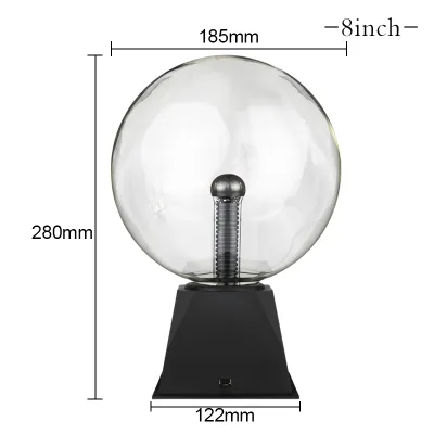 Novelty Lighting Magic Plasma Ball Lamp 3/4/5/6 Inch Night Light Lava Lamp Christmas Kids Gift Glass Lamp Decor Table Lights