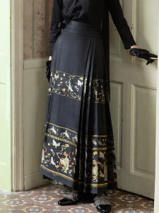 Spring/Summer New Style Modified Horse Face Skirt Taffeta