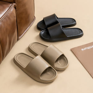 รองเท้าแตะผู้ชาย รองเท้าแตะ EVA พื้นหนา ป้องกันการลื่น ห้องน้ำบ้าน เหมาะกับใส่ในบ้าน