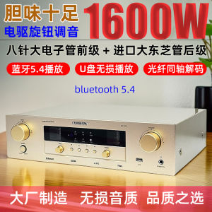 2025 New HiFi Amplifier Tube Preamp Bluetooth USB Lossless Decoding Human Voice Ceiling Level Sound Quality Audio Video Appliances