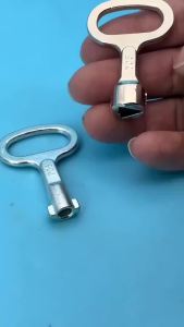 Triangle Square O Shape Industrial Key Electrical Box Cabinet Lock Key Professional Locksmith Tool Haitan Style Key