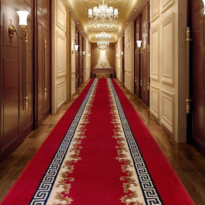 High-End Carpet Full Lay Bedroom Hotel Rug Living Room Bathroom Machine Washable Polyester Blend Floor Mat